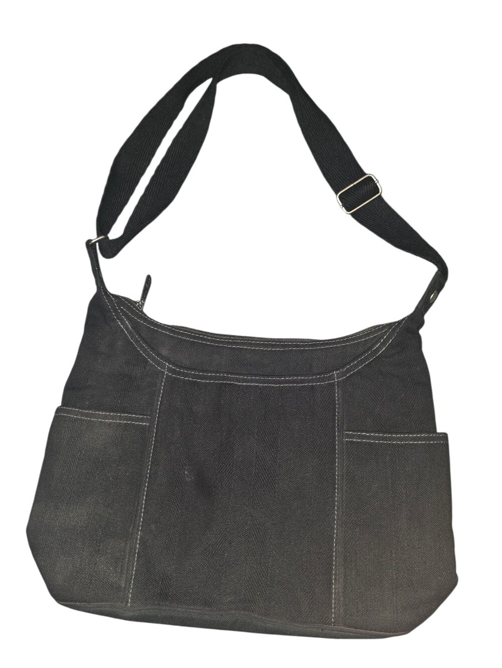 9/1/3. thirty-one Black Canvas Crossbody Bag